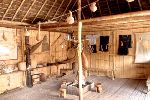 Traditionelle Hütte im Museo del sitio Inti-Ñan<br />© U.Rieckert