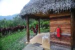 Terrasse unseres Bungalows