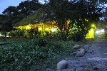 Haupthaus der Huasquila Lodge in der Abenddämmerung<br />© A.Schmitz