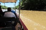 Mit dem Motorboot unterwegs auf dem Río Arajuno<br />© A.Schmitz
