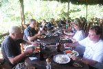 Mittagessen in der Liana Lodge