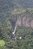 Der Wasserfall Pailón del Diablo von kurz vor Río Verde aus gesehen.