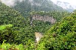 Der Wasserfall Pailón del Diablo von kurz vor Río Verde aus gesehen.<br />© A.Schmitz