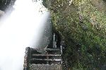 direkt am Wasserfall Pailón del Diablo