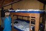 Mehrbettzimmer im Dachgeschoss des Refugio Tambopaxi
