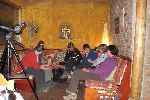 Sitzecke im Refugio Tambopaxi<br />© A.Schmitz