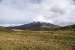 Der Vulkan Cotopaxi von der Limpiopungo-Lagune aus gesehen.