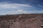 Blick nach Westen kurz vorm Refugio Carrel
