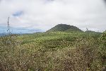 Blick auf den Cerro Pajas, die höchste Erhebung der Isla Floreana