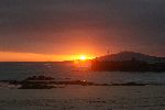 Sonnenuntergang auf der Galápagos Insel Isabela