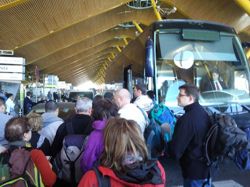 Am Flughafen in Madrid<br />© A.Schmitz
