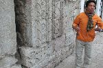 Carlos an der Iglesia de Balbanera<br />© A.Schmitz