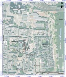 Lageplan der Archäologische Zone Köln in der Kölner Innenstadt
