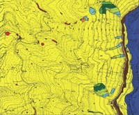 Vorschau: Geologische Karte mit quartären Sedimenten der westlichen Rosengartengruppe